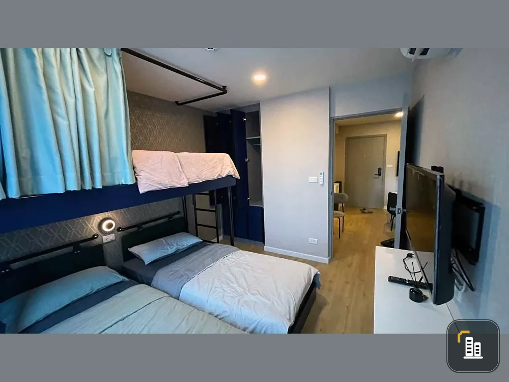 For sale: Attitude BU, a lovely room with a built-in bed and excellent wallpaper. Fully furnished. Don't miss out on this great deal!