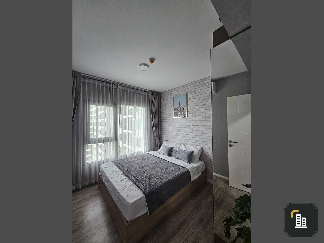 For sale or rent: Kensington Sukhumvit-Theparak, high floor, great breeze, beautiful view, fresh air, fully furnished + appliances.