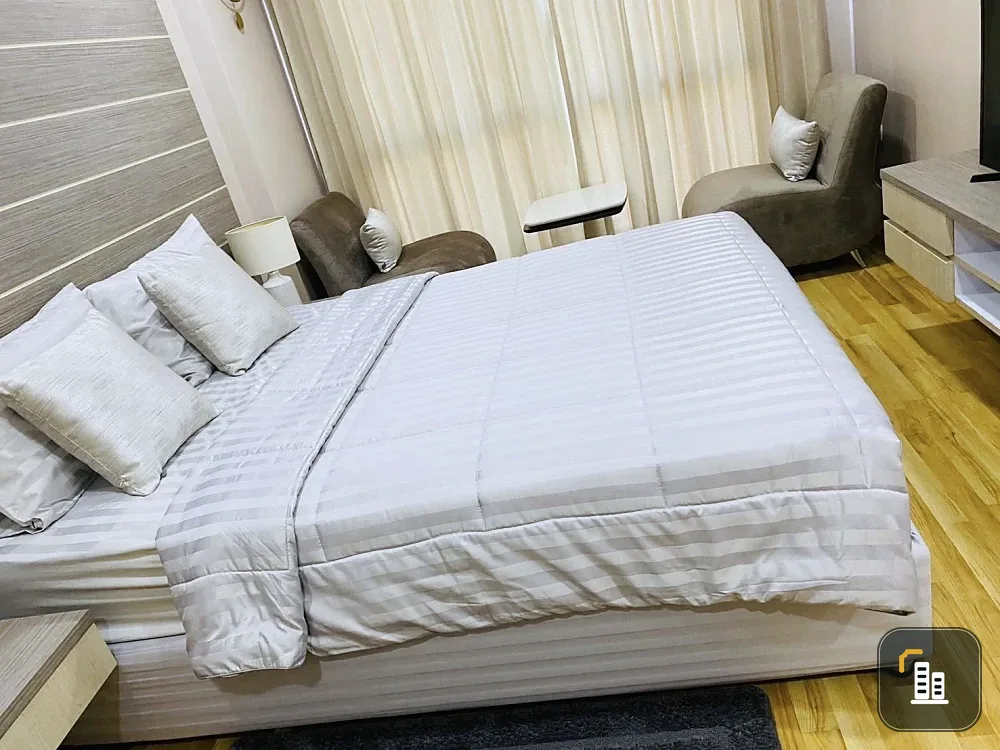 Whale Marina Condo for rent, a nice room, comes with complete furniture and appliances. Hurry and reserve now!