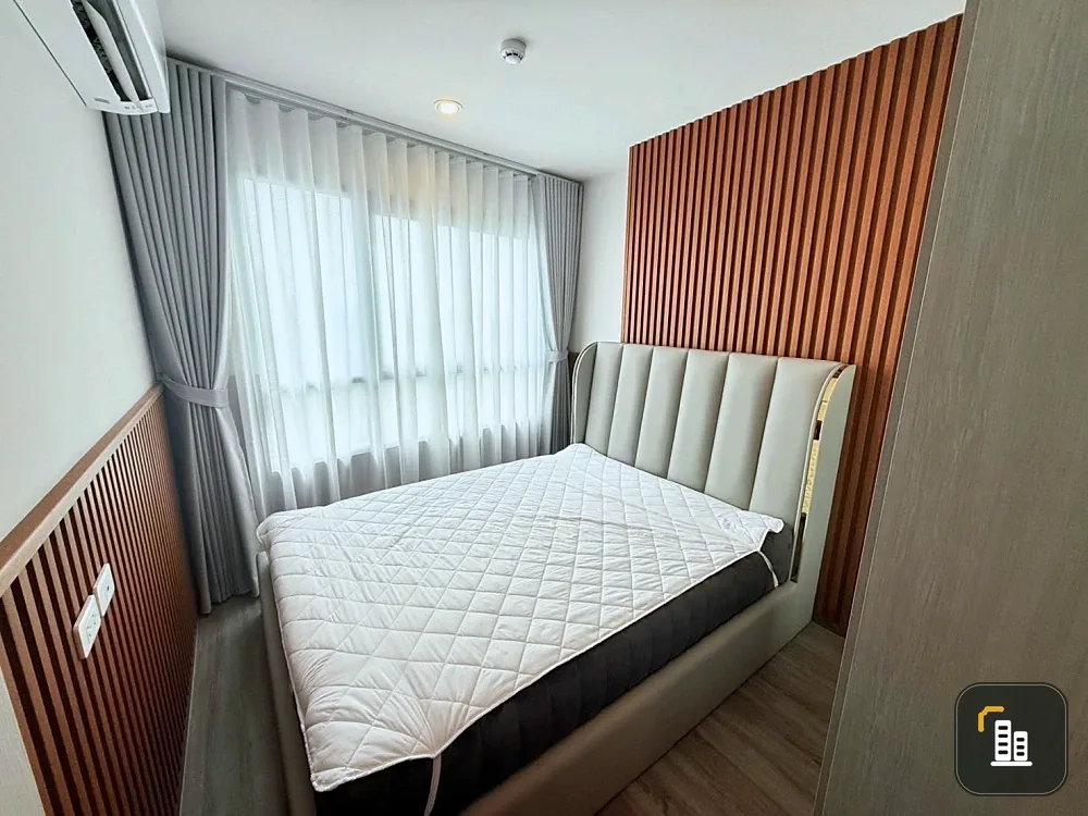 For Rent Ideo Ramkhamhaeng – Lamsali Station, spacious room, lots of usable space, if you don't reserve, you'll regret it.