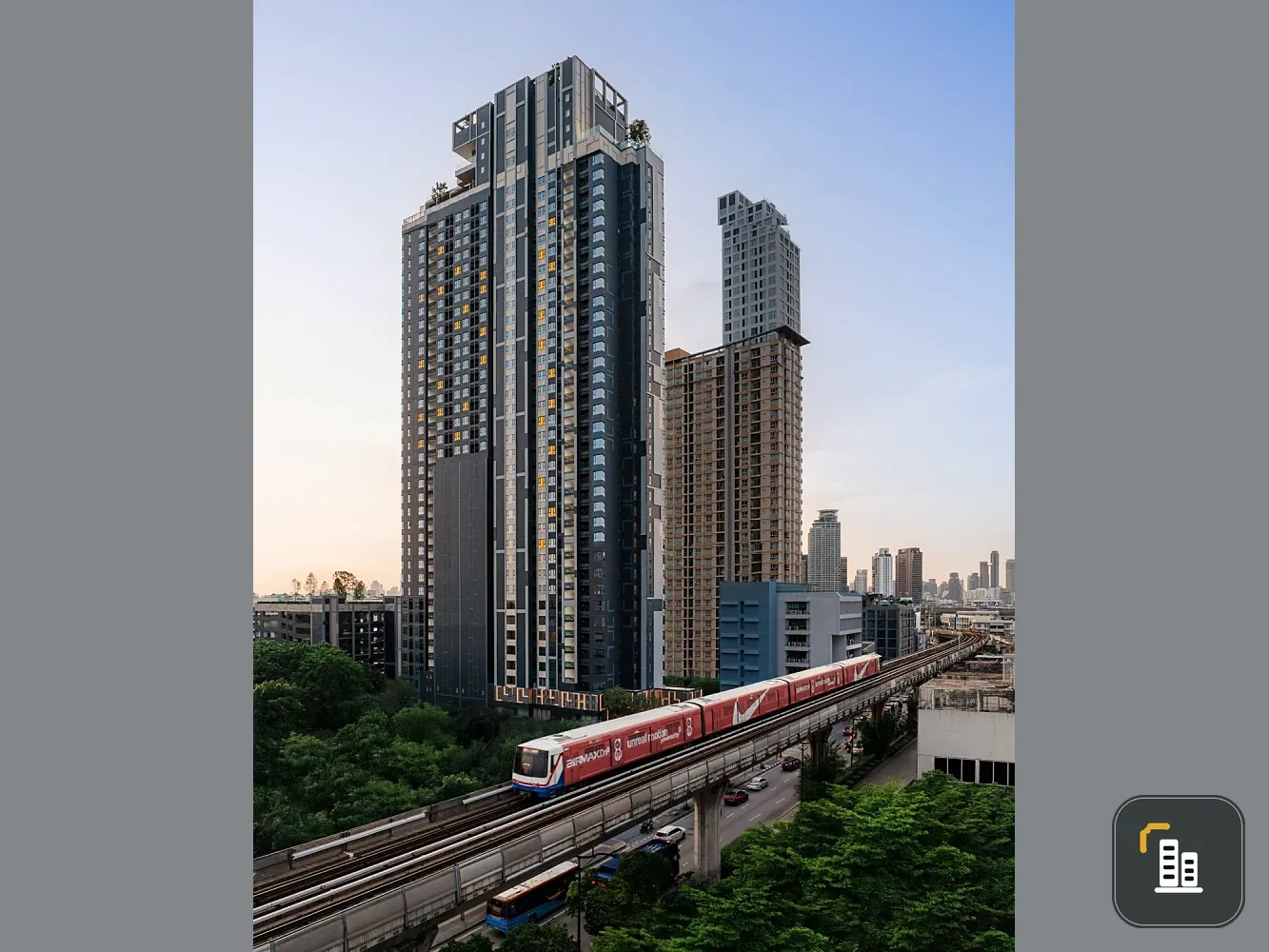 Selling a used Aspire Onnut Station 1-bedroom plus unit, 35 sq m, on the 26th floor, facing the Lotus supermarket. Unblocked view. Buy now!