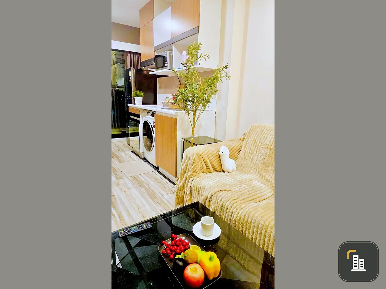 For rent: Plus Condominium Sriracha, 10th floor, beautiful unit, fully furnished. Book now! (Quickly!)