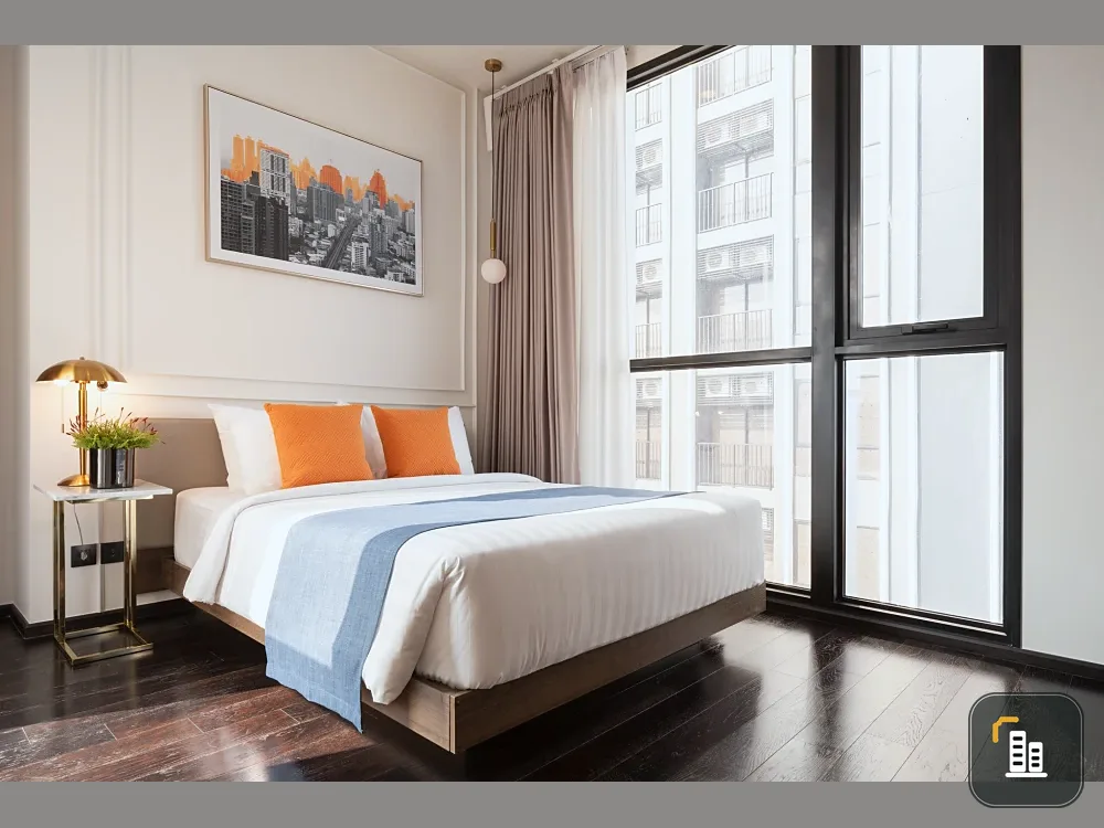 For rent: Park Origin Thonglor, modernly furnished and fully equipped with appliances. Book now before it's too late!