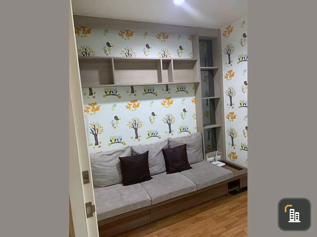 For Sale Lumpini Park Petchkasem 98 1 Bedroom Building B Mini Mall View Furnished Wall for the whole room, the price is very wow!