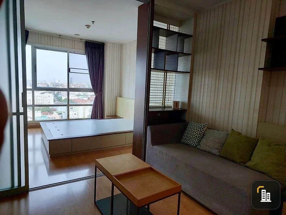 Selling U Delight @ Huaykwang Station, 18th floor. High floor, beautiful view, fully furnished. Book now!