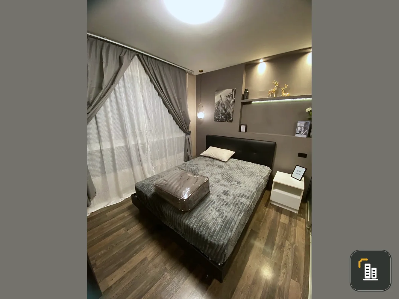 For sale or rent: Dcondo Sukhumvit 109, 3rd floor, lovely unit with stylish, coordinated decor. Prime location. Book now!