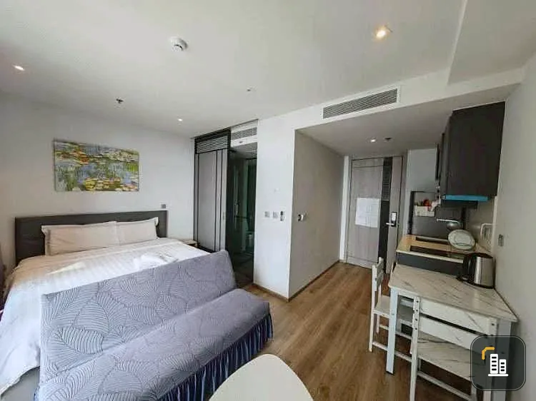 Selling Andromeda Pattaya (South Pattaya), studio room, 17th floor, sea view, fully furnished. Reservation required.