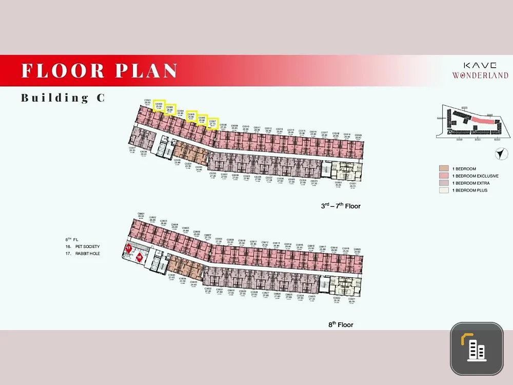 Selling down payment for Kave Wonderland, 5th floor. Excellent project with complete facilities. Book now! Don't miss out!