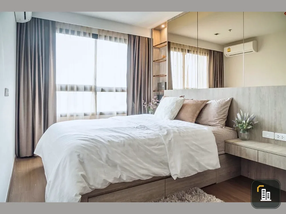 For sale or rent: Ideo Sukhumvit 93. Spacious unit with a coordinated color scheme and high-quality built-in headboard. Don't miss out!
