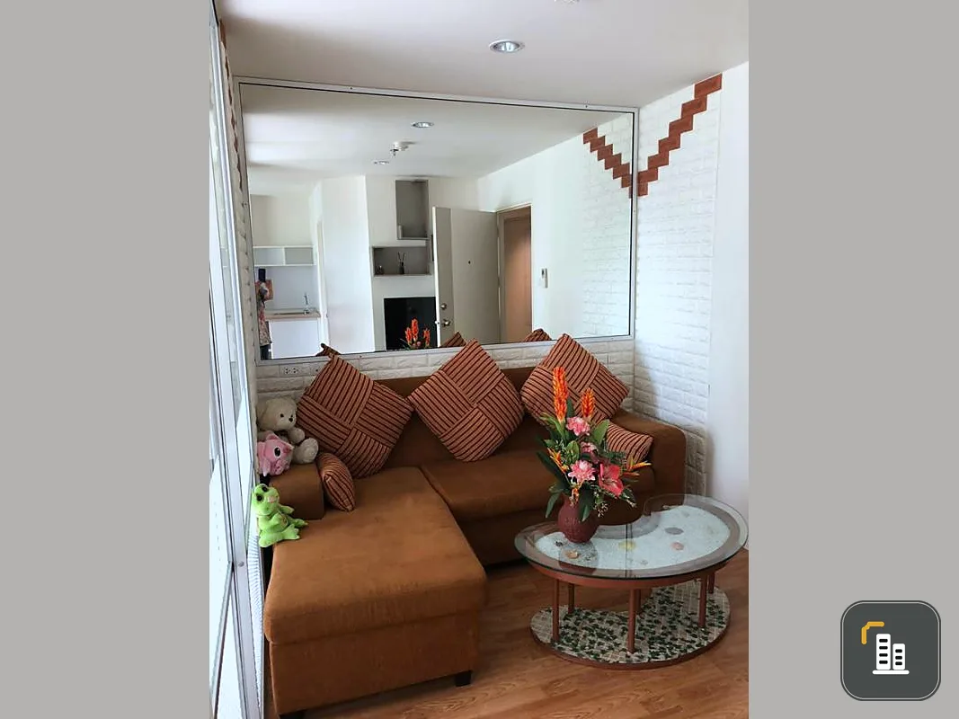 Lumpini Park Petchkasem 98 for rent, 1 bedroom, 26 sq.m., fully furnished. North balcony overlooking the pool Message me quickly.