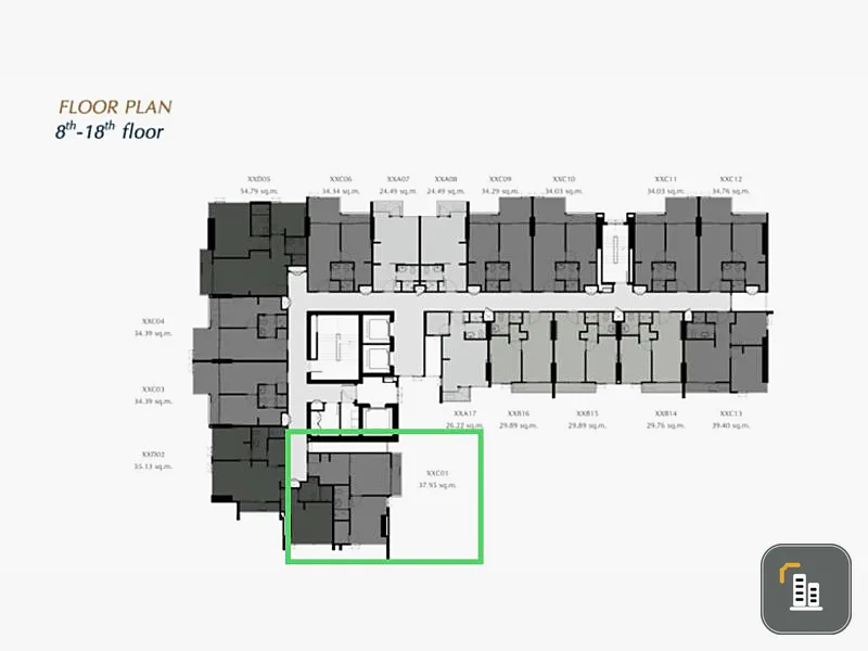 Selling down payment at capital Centric Ratchayothin, quality condo designed to meet the needs of city life.