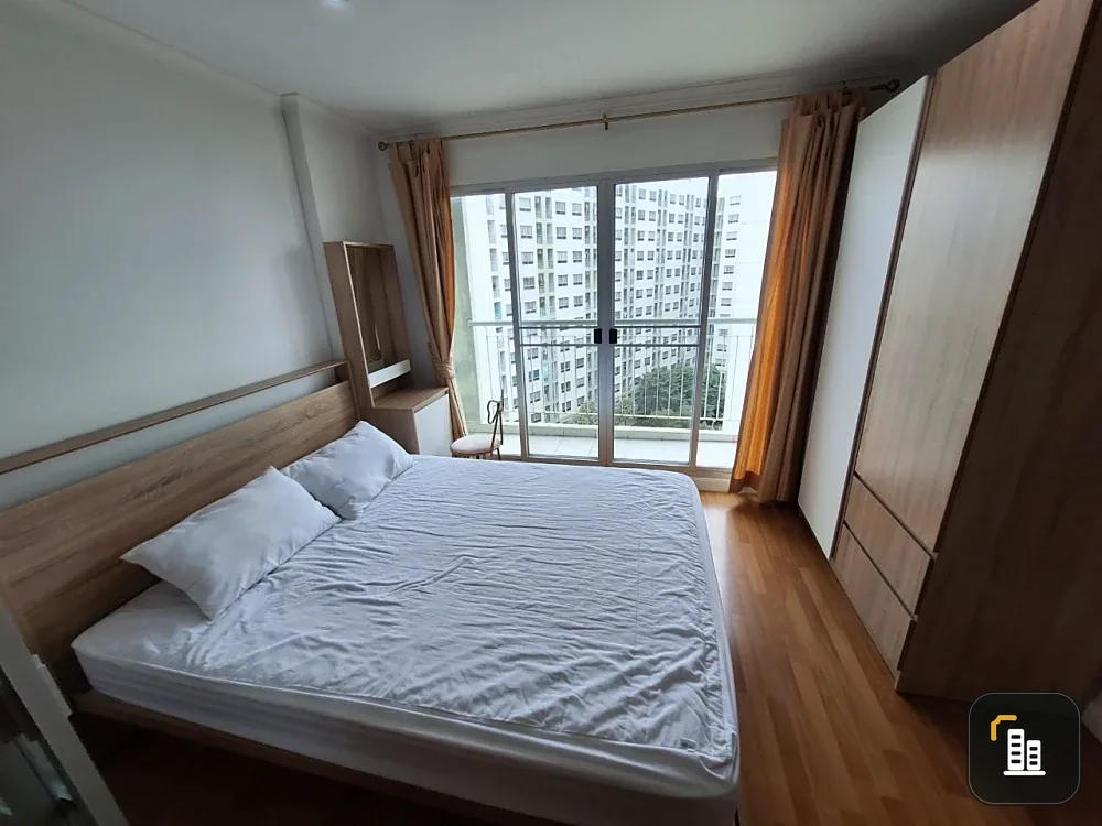 For sale or rent: Lumpini Ville Ramintra - Laksi, 10th floor, partitioned unit, fully furnished, ready to move in. Book now!
