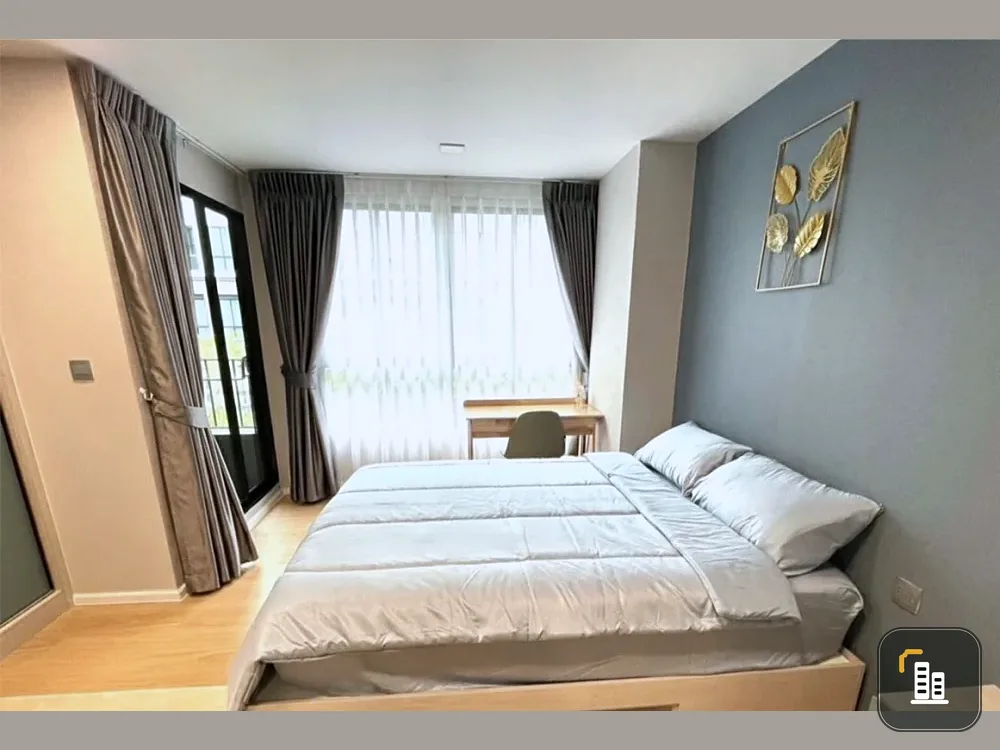 For rent: Atmoz Kanaal Rangsit, 3rd floor, corner unit, fully furnished, comfortable living space. Book now!