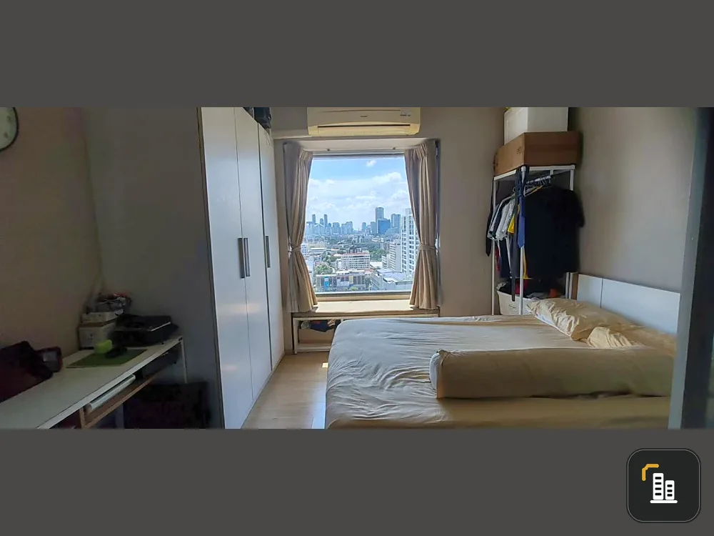 Selling Fuse Mobius Ramkhamhaeng Station condo with panoramic city views at an affordable price! Fully furnished, move-in ready!