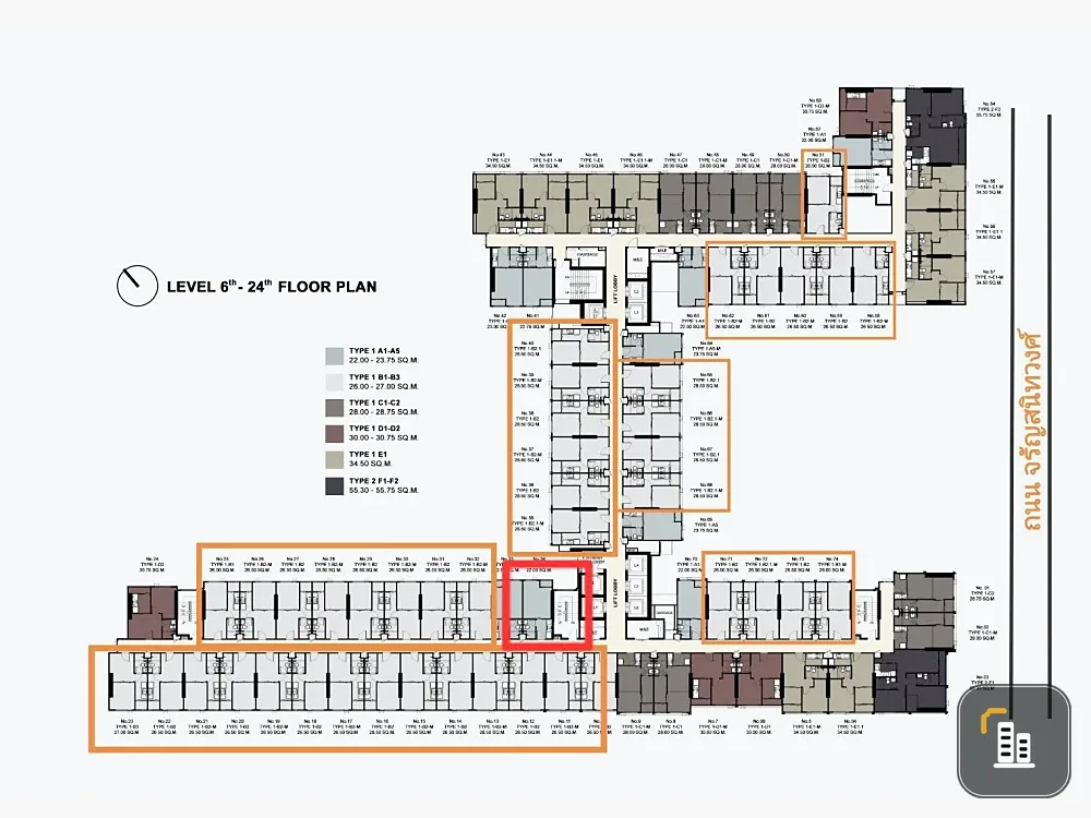Selling down payment for Chapter One Spark Charan, studio unit, 10th floor, fully furnished. Grab it now!