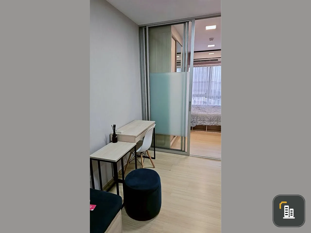 Plum Condo Rangsit Alive 2 for rent, 8th floor, unobstructed view, fully furnished, ready to move in. Book now!