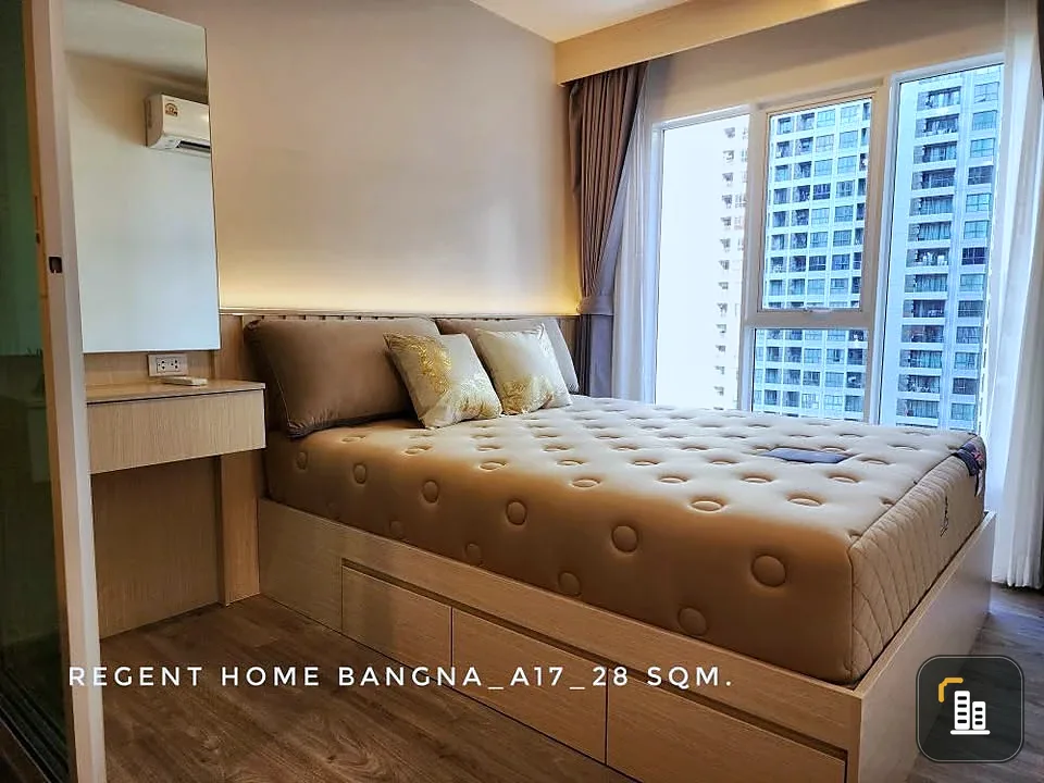 For rent: Regent Home Bangna. High-quality built-in furniture, focusing on practicality and usability. You absolutely must not miss this opportunity!