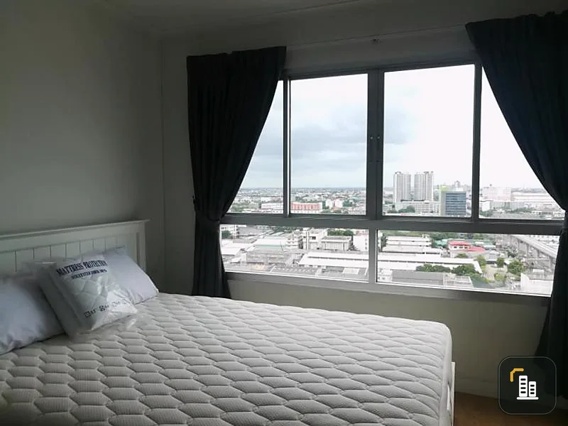 Wow, Condo for rent, Lumpini Ville Bang Khae, 1 bedroom, 1 bathroom, high floor, beautiful view, fully furnished and electrical appliances.