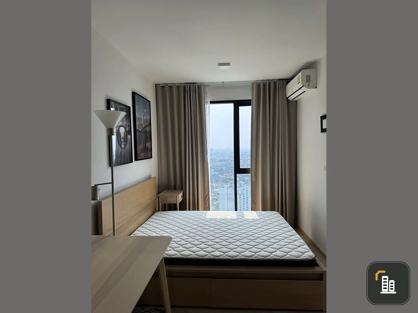 For rent: Unio H Tiwanon, 35 sq.m., 33rd floor (almost top floor). Well-designed, comfortable and spacious. Book now!