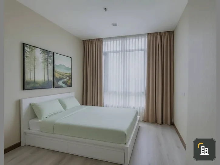 Metro Sky Prachachuen for sale. Modern design, excellent ventilation on the balcony, and stunning city views. Book now, don't hesitate!