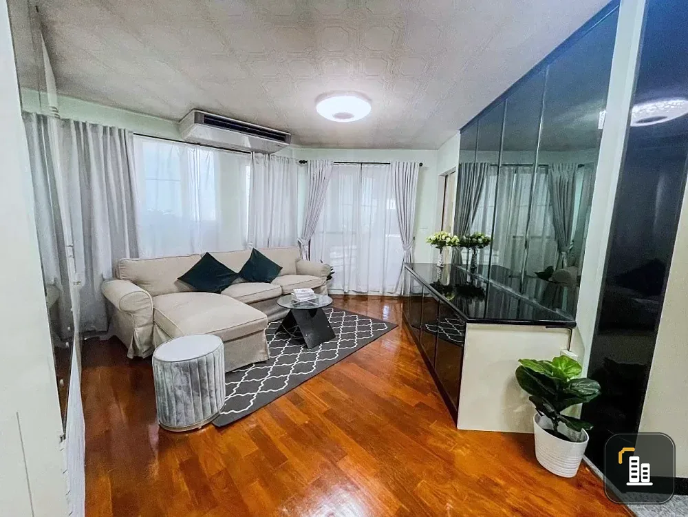 For rent: Flora Ville, 2 bedrooms, 2 bathrooms, 10th floor, Building B. Spacious unit with plenty of space. Book now!