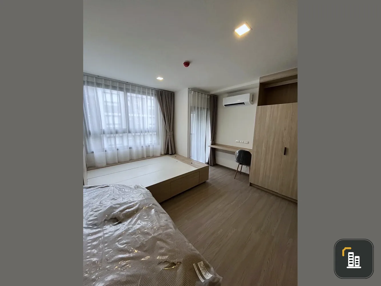 For sale or rent: The Muve Pradipat, 1 bedroom, 1 bathroom, fully furnished, garden view. Book now!