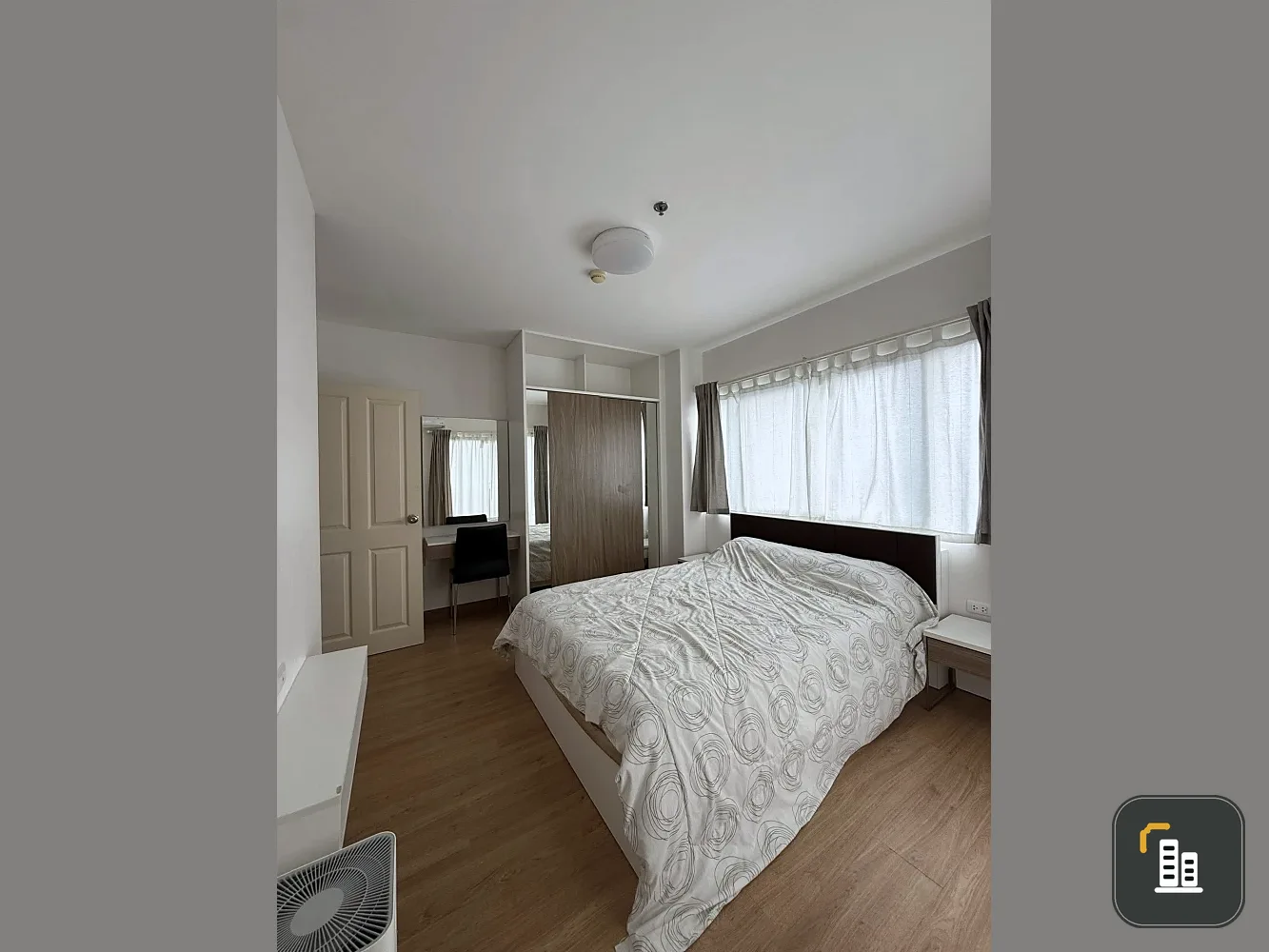 For rent: Supalai Veranda Rattanathibet, 2 bedrooms, spacious living area, fully furnished. Book now!