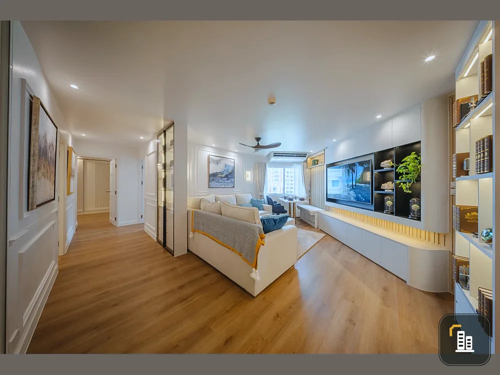 For sale or rent: Fortune Condo Town 2. Beautifully decorated unit with built-in furniture throughout. Pool view. Spacious living area. Don't miss out