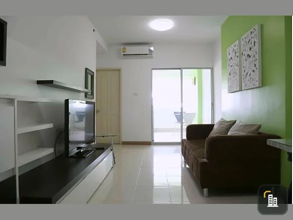 Condo for rent, Supalai Park Ratchaphruek, Phetkasem, ready to move in, beautiful room, green wall, white cut, looks great, don't miss it!!