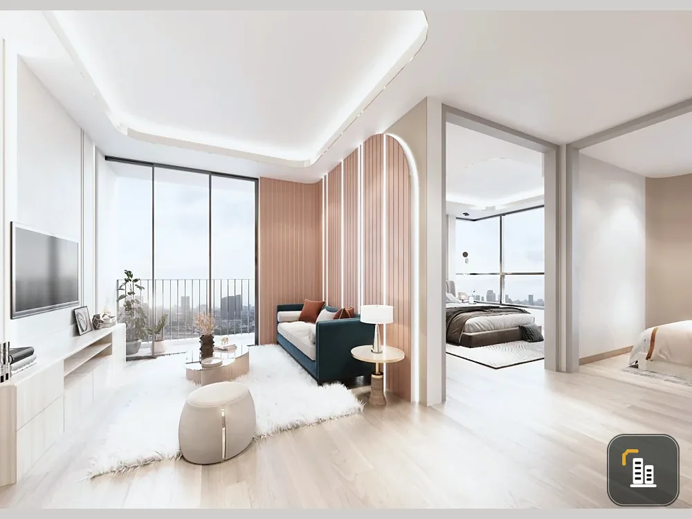 Selling down payment for Origin Place Phetkasem, corner unit facing north, fully furnished. Book now!