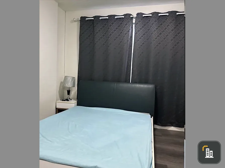 D Condo Campus Resort Bangsean for rent. 5th floor unit with pool view. Fully furnished and equipped with appliances. Book now!