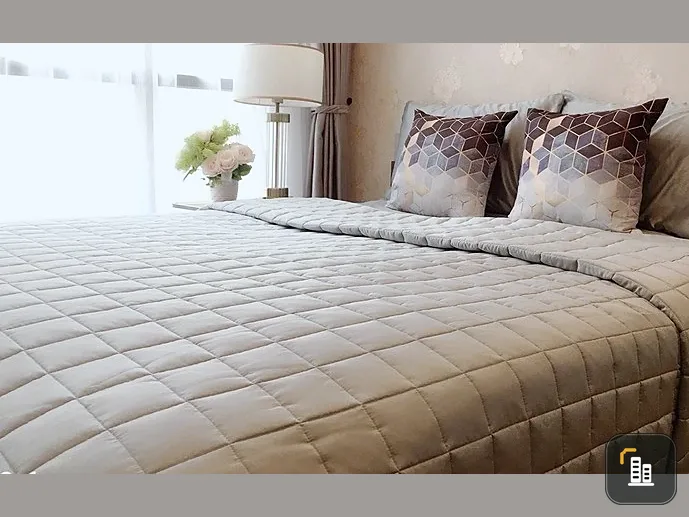 For rent: Notting Hill Leamchabang, 12th floor unit. High-quality wallpaper and fully furnished. Book now!