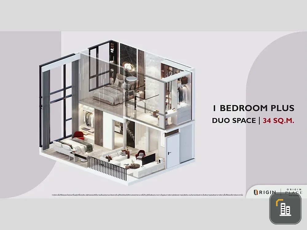 Selling down payment for Origin Place Phetkasem, corner unit, less crowded, great location, high ceilings, spacious and airy. Book now!