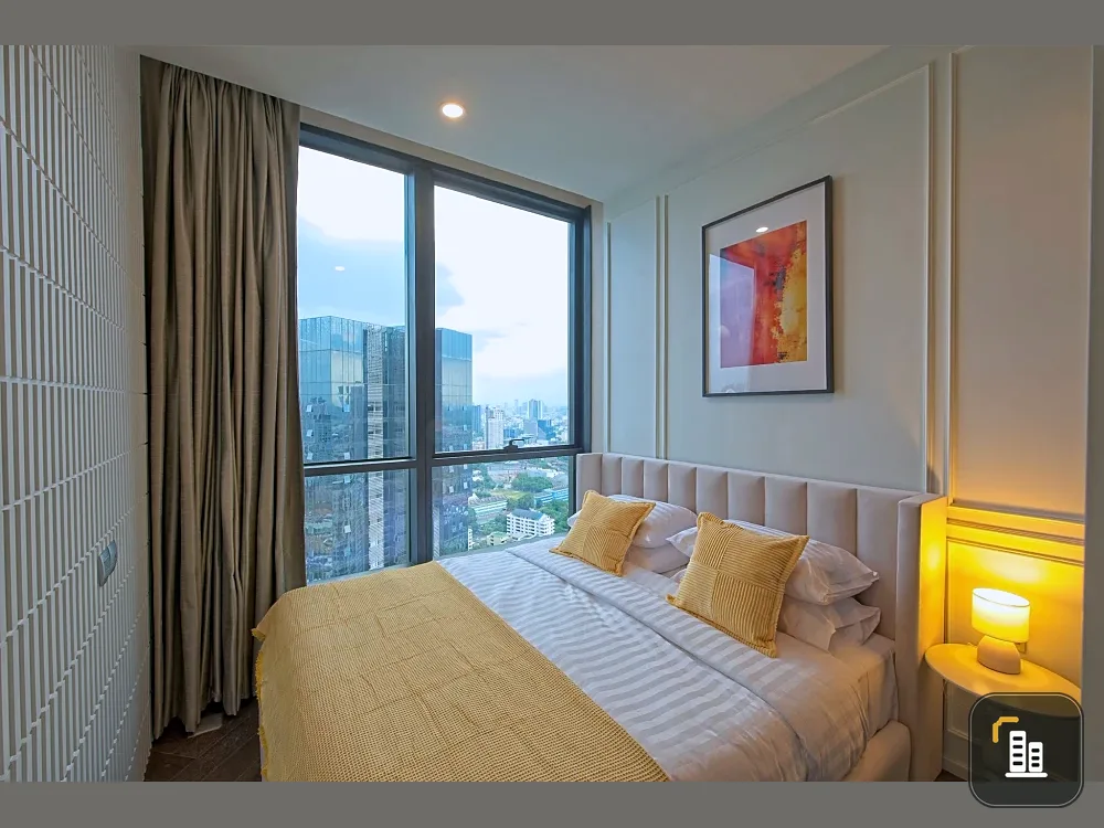 For Sale/Rent: The ESSE Sukhumvit 36, high floor, luxurious, fully furnished with built-in features, spacious and comfortable. Book now!+++