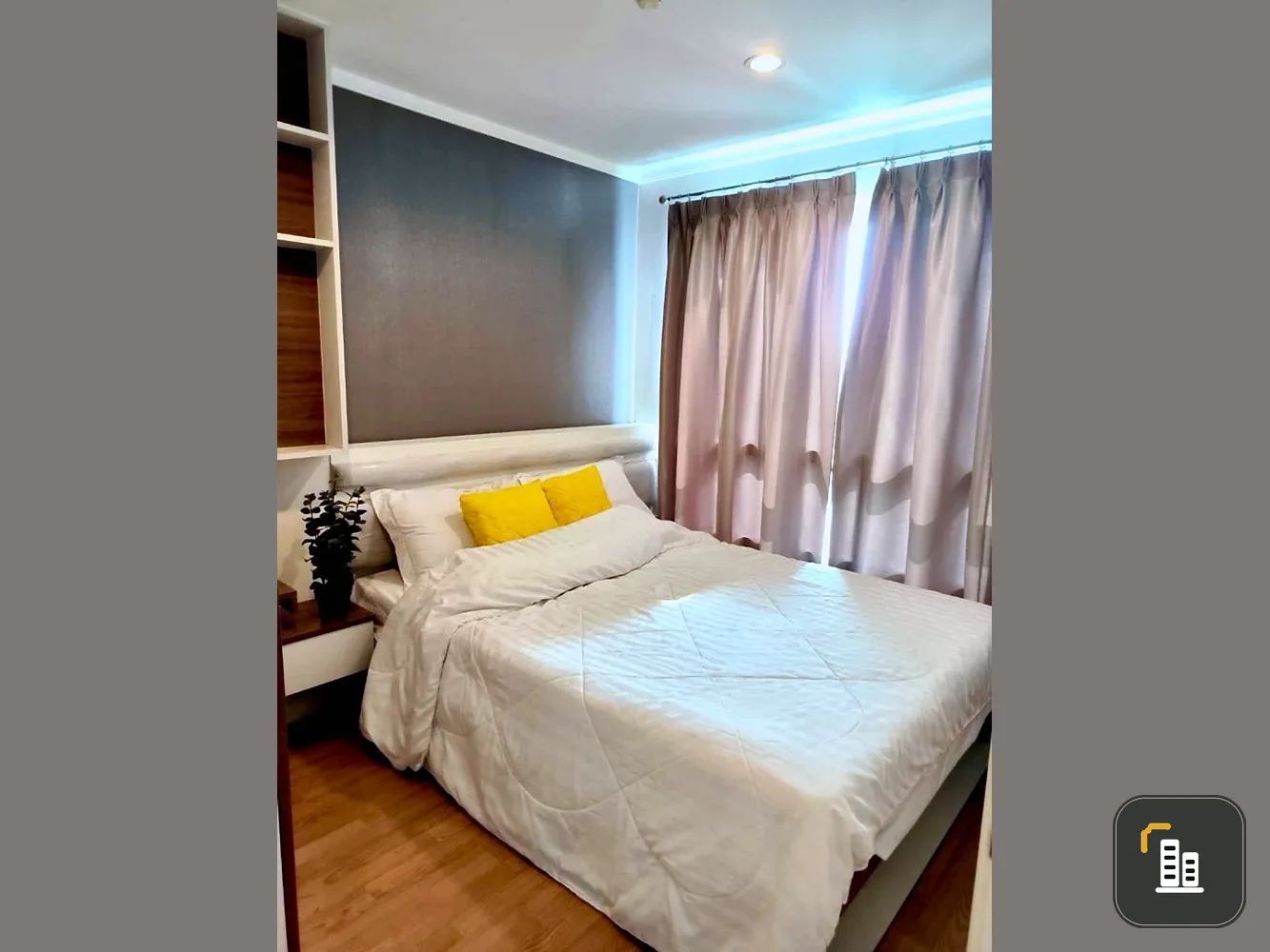 For rent: Lumpini Ville Chaengwatthana Pakkret, 15th floor, unobstructed view, fully furnished. Book now!