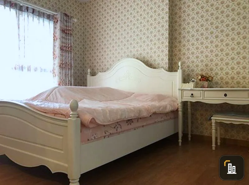 for rent at The Parkland Phetkasem Beautiful wallpapers, beautiful curtains, beautiful views, you will regret it.