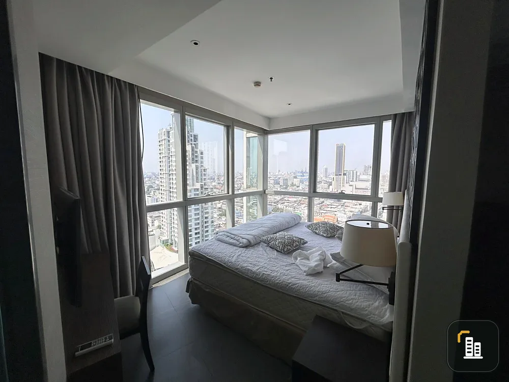 For rent: The River, luxury condo on the Chao Phraya River, million-dollar view.