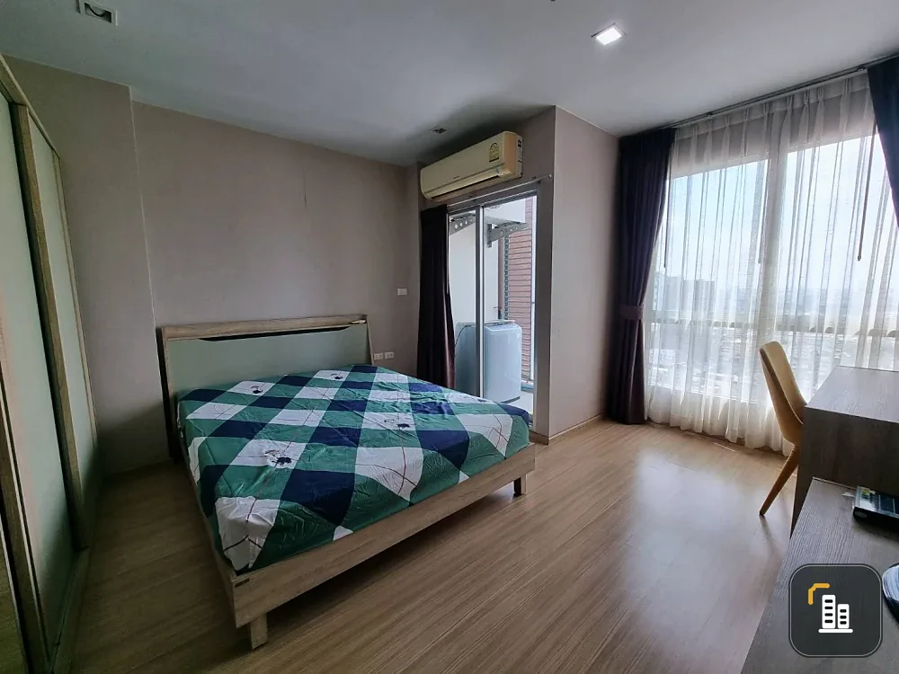 For sale or rent: Casa Ratchada-Ratchaphruek, studio room, high floor, beautiful view, good ventilation, quiet and private. Great value. Book now!