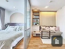 Condo for sale: Lumpini Park Nawamin Sriburapha. Clean, minimalist design, very livable. Just bring your suitcase!