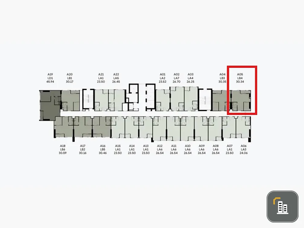 Selling down payment for COBE Kaset Sripatum, 11th floor, corner unit. Quiet and peaceful. Book now, don't wait!