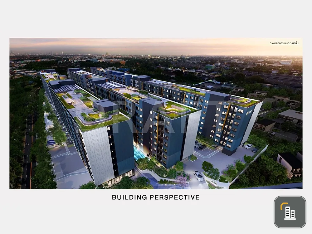 Selling down payment for The Origin Bangkae, with a rooftop garden. *This unit includes a promotion of 5 free pieces of furniture. Book now!