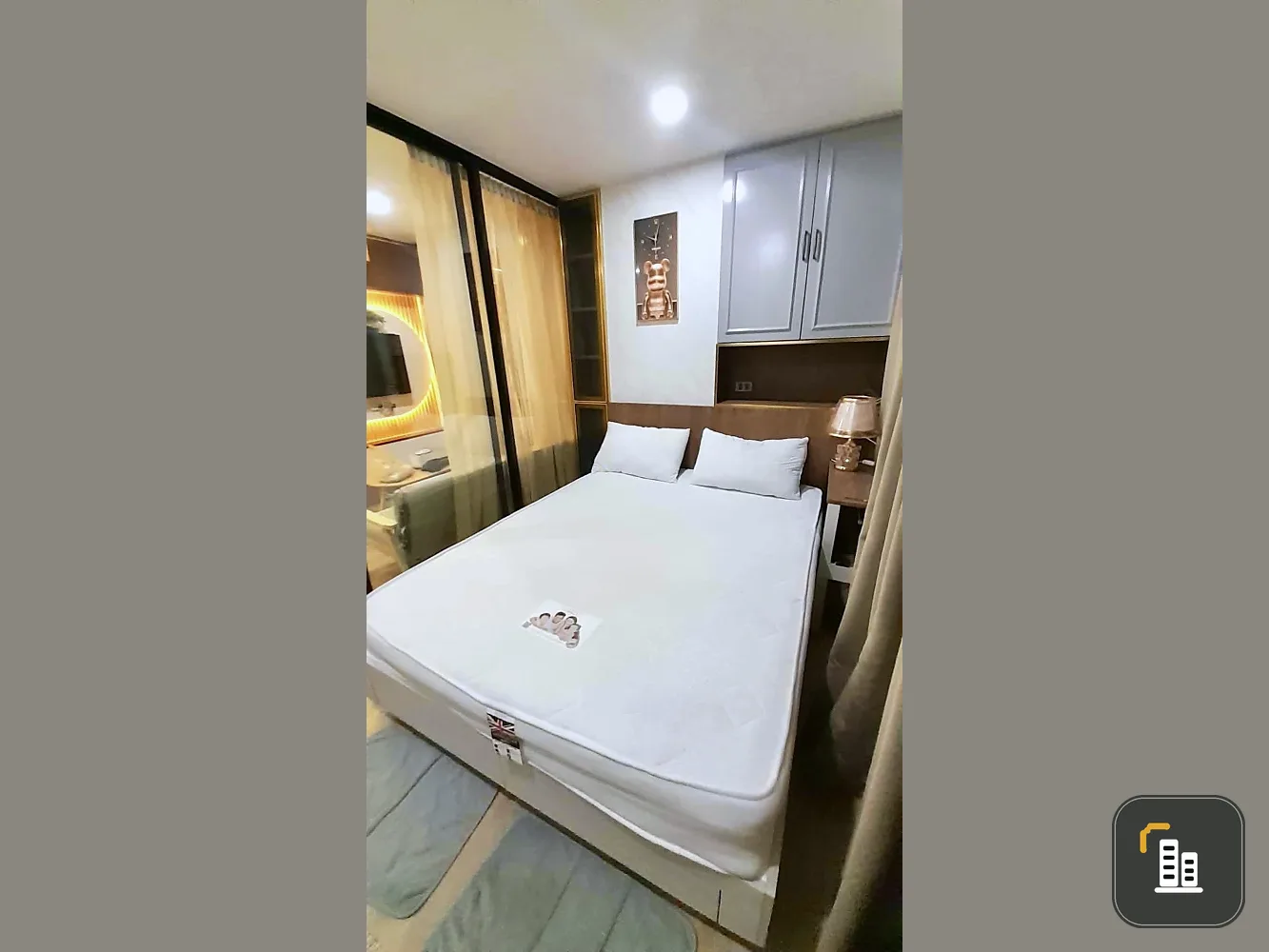 For rent: IVORY Ratchada 32, 1 bedroom, 1 bathroom, fully furnished, beautiful unblocked view. Don't miss out!