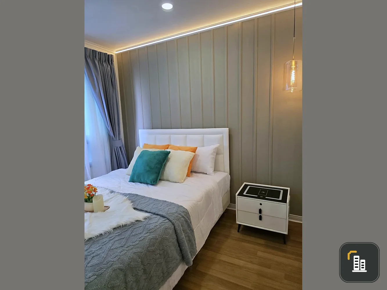 Selling a lovely condo at Lumpini Place Ratchada-Thapra. It comes fully furnished with appliances – everything you need is in this one unit! Book now
