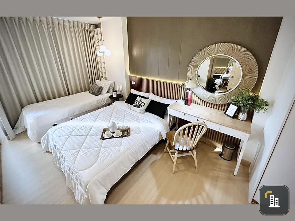 For rent: Supalai Veranda Rama 9, 3 bedrooms, spacious living area, coordinated interior design, great location. Book now!