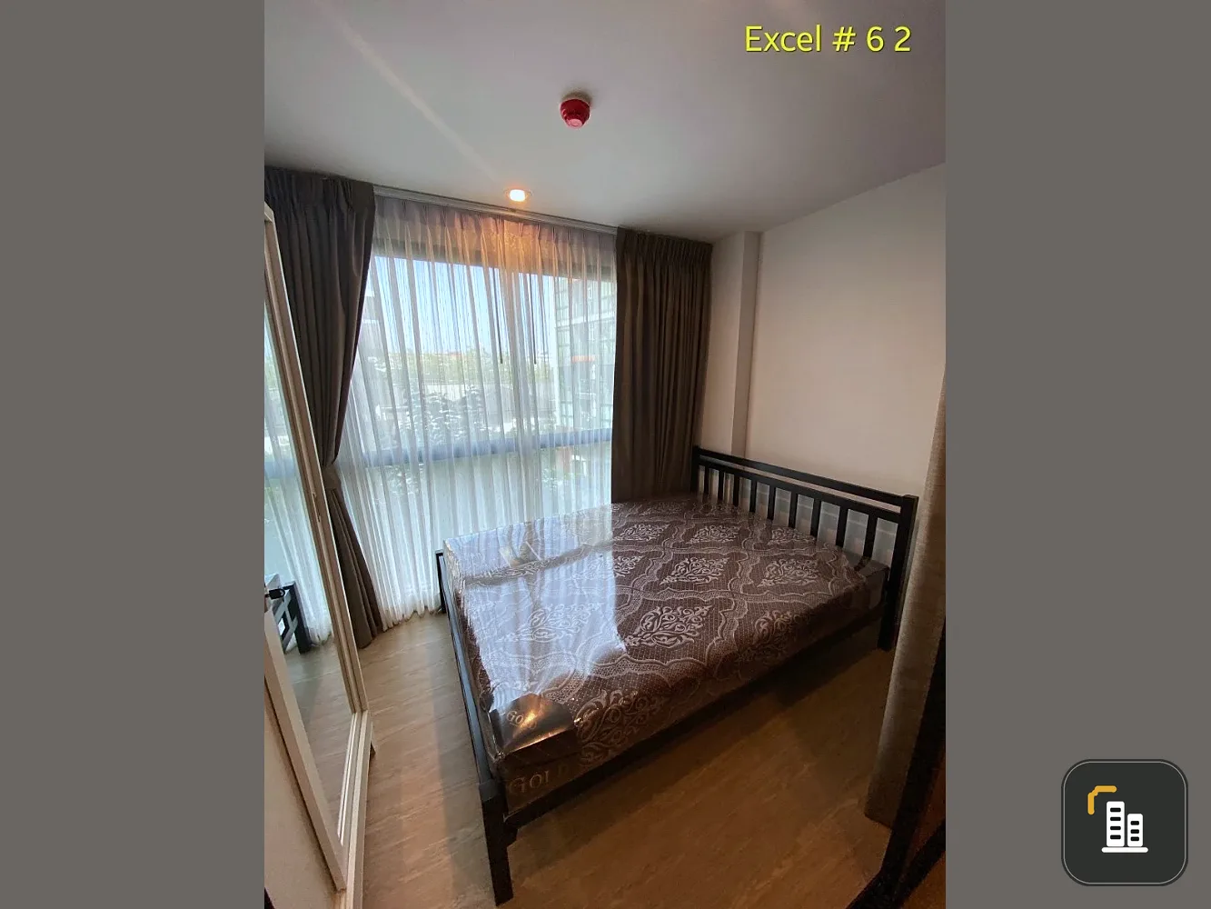 For rent: The Excel Ratchada 18, 4th floor, pool view, fully furnished, very livable. Book now! (Quickly!)