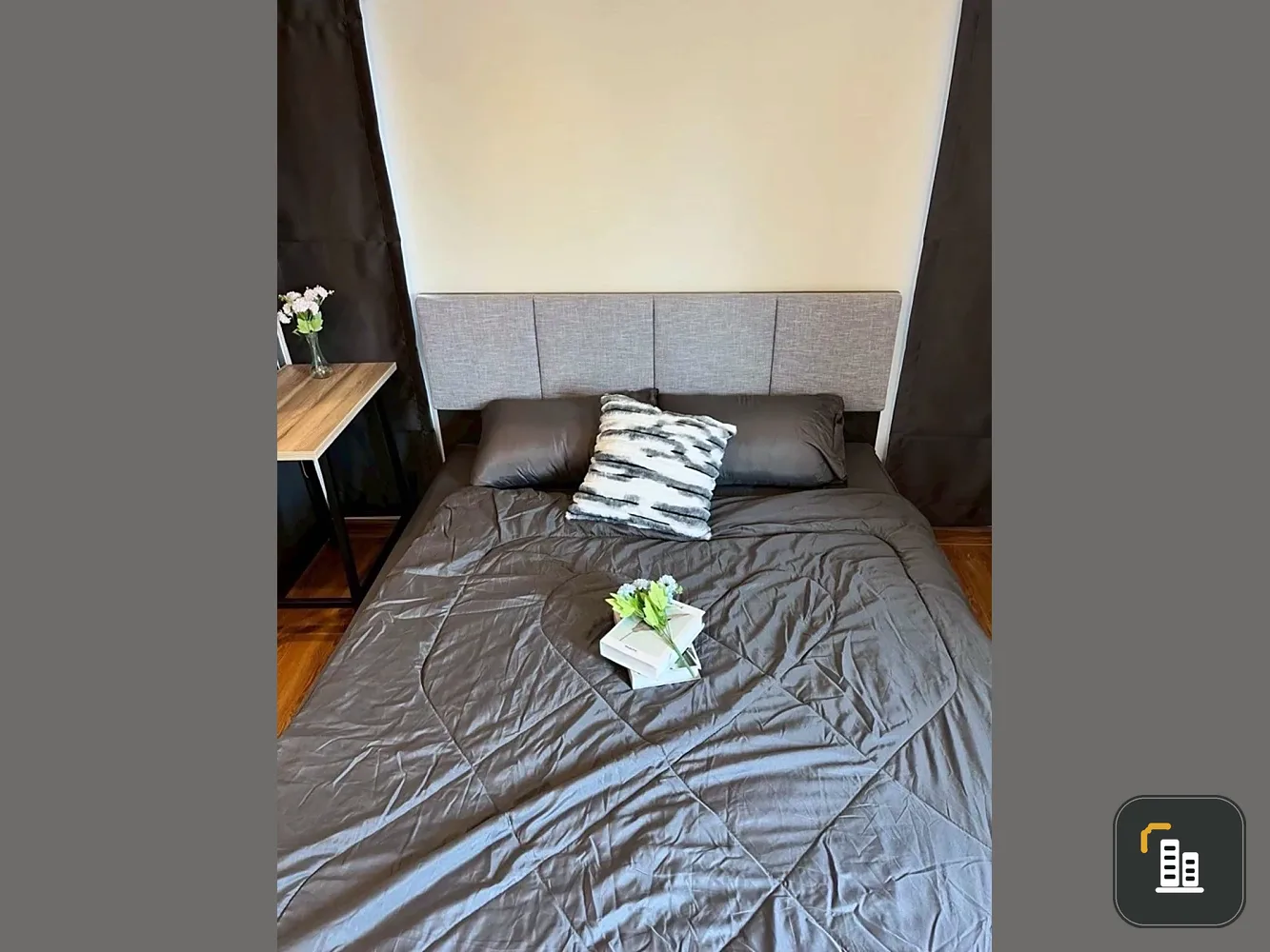 For rent: Arise Ratchada 19, fully furnished 2-bedroom unit, very livable. Book now! (Quickly!)
