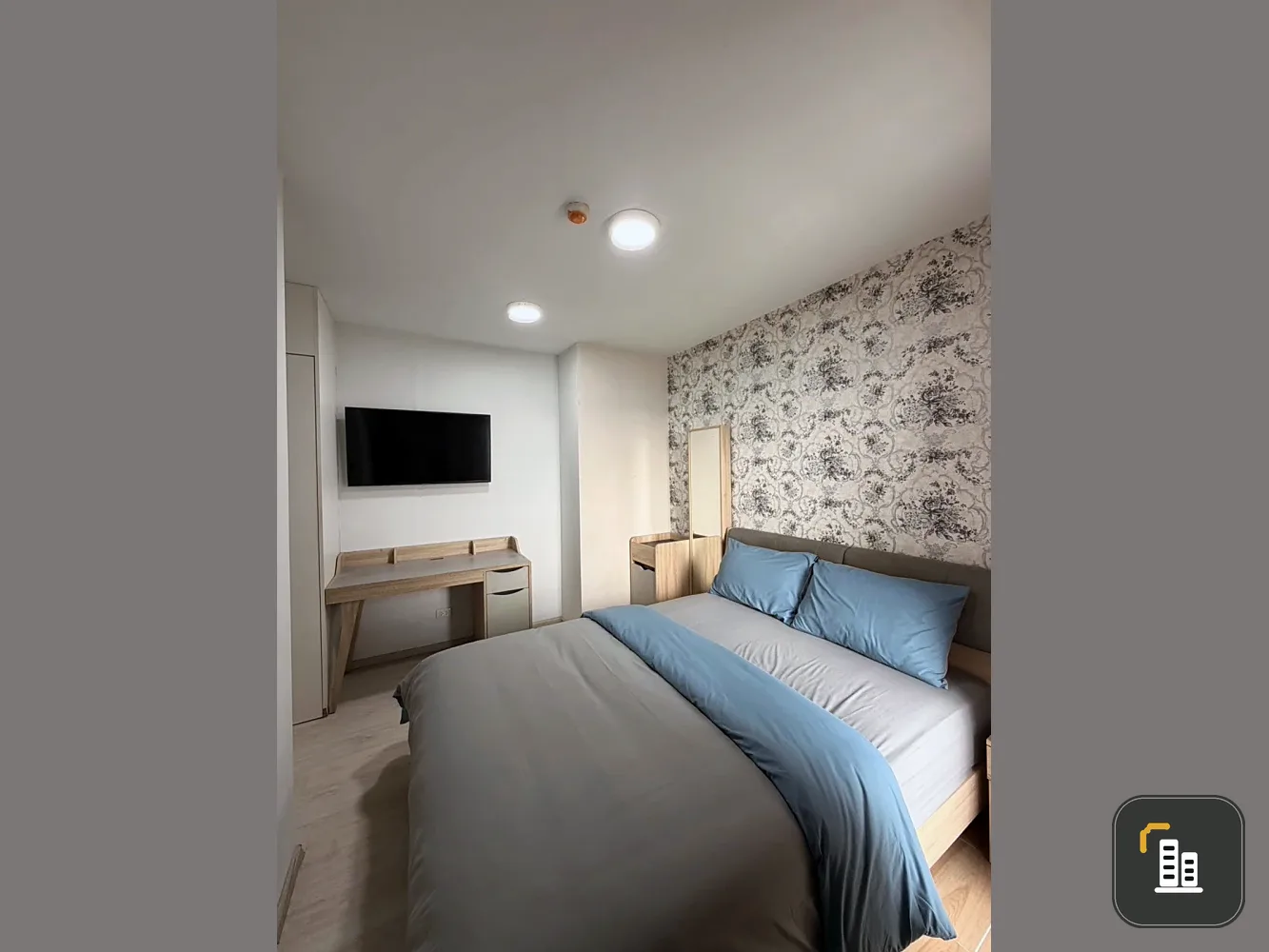 Plum Condo Park Rangsit for rent, 8th floor, city view, fully furnished. Book now, don't wait!