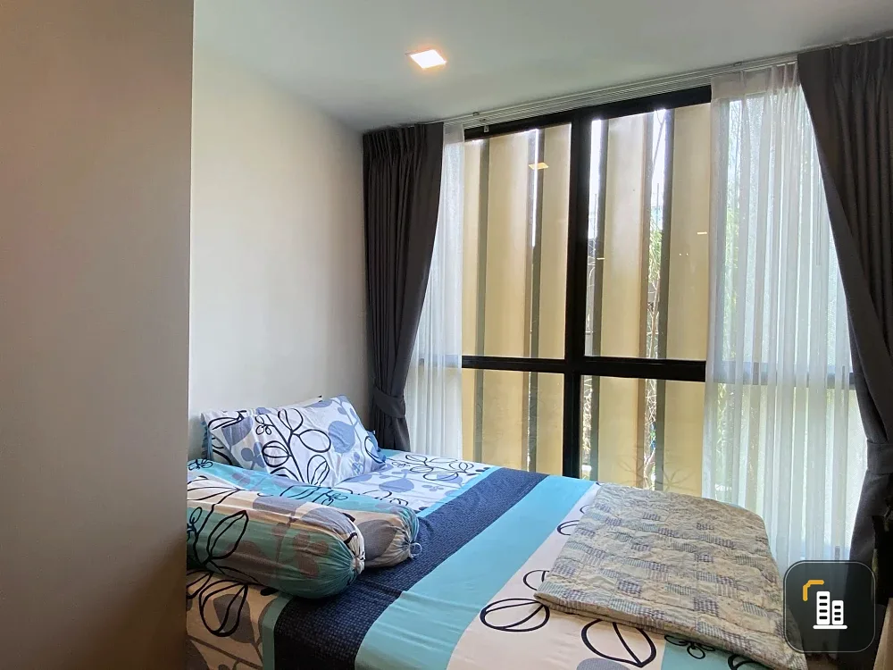 Urgent sale! Atmoz Ratchada-Huaikwang 1 Bedroom Exclusive, corner unit, private, not adjacent to any other unit on one side. Buy now!