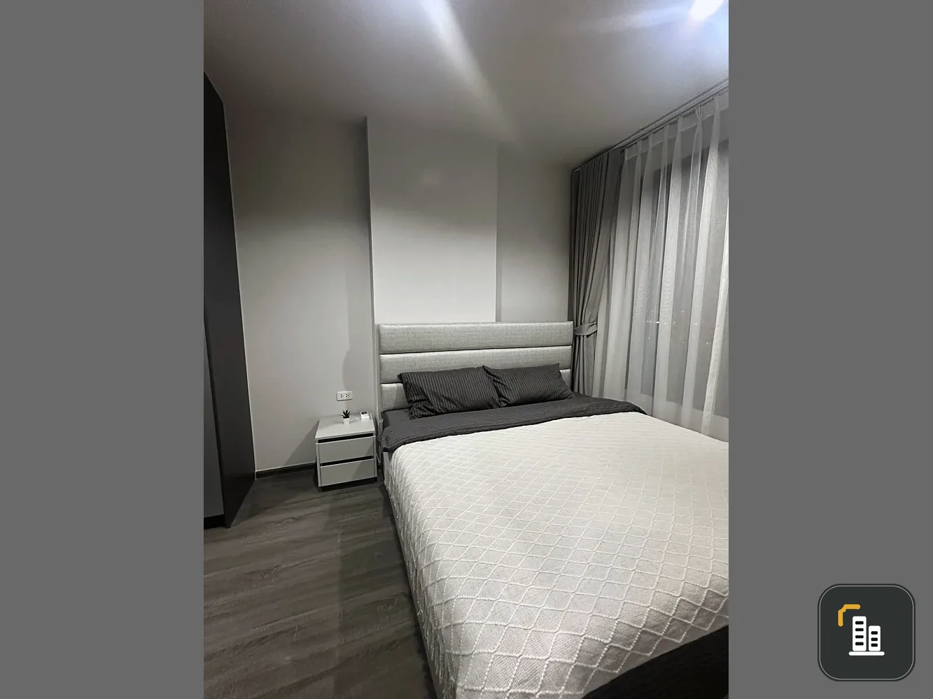 For rent: Ideo Sukhumvit - Rama 4, very high floor unit, 35 sq.m., well-divided spaces. Book now!