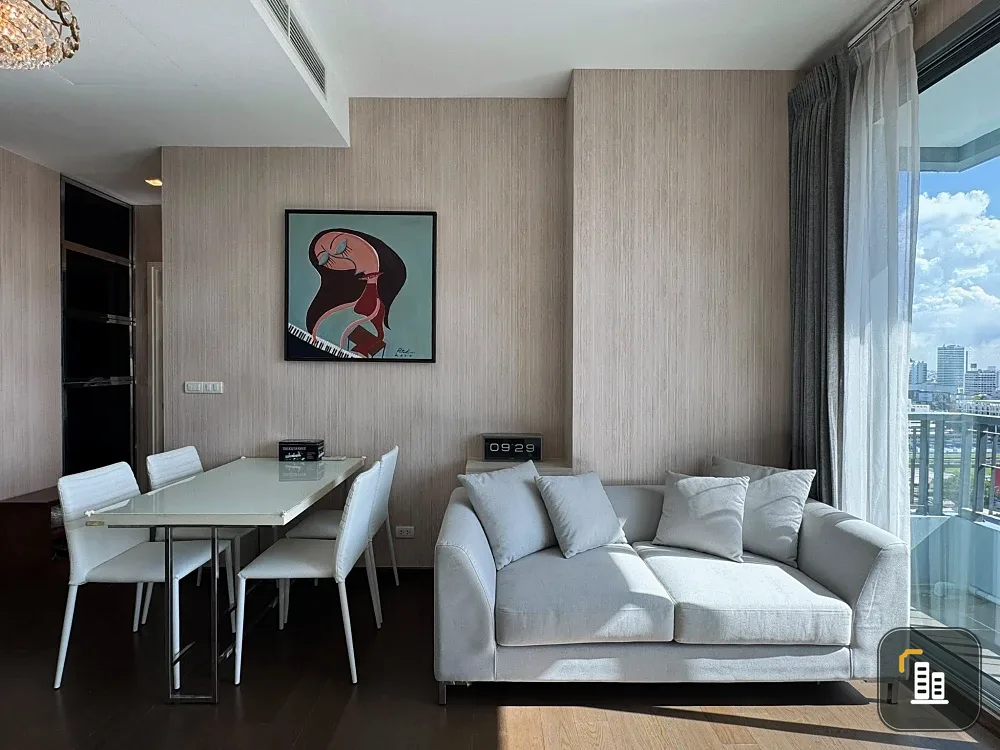 Condo for rent at Q Asoke, 2 bedrooms, 2 bathrooms, 20th floor, beautiful view, fully furnished, complete with appliances. Book now, don't miss out!